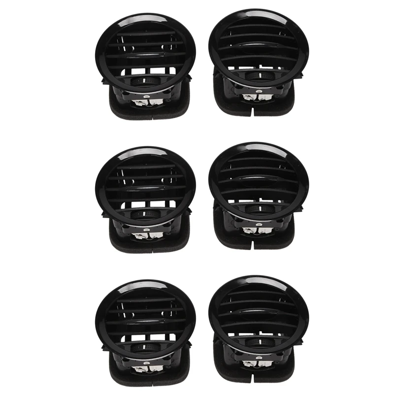 6PCS Interior Heater A/C Air Vent Cover Outlet Grille For Vauxhall Opel ADAM/CORSA D MK3 Air Conditioning Vents Trim