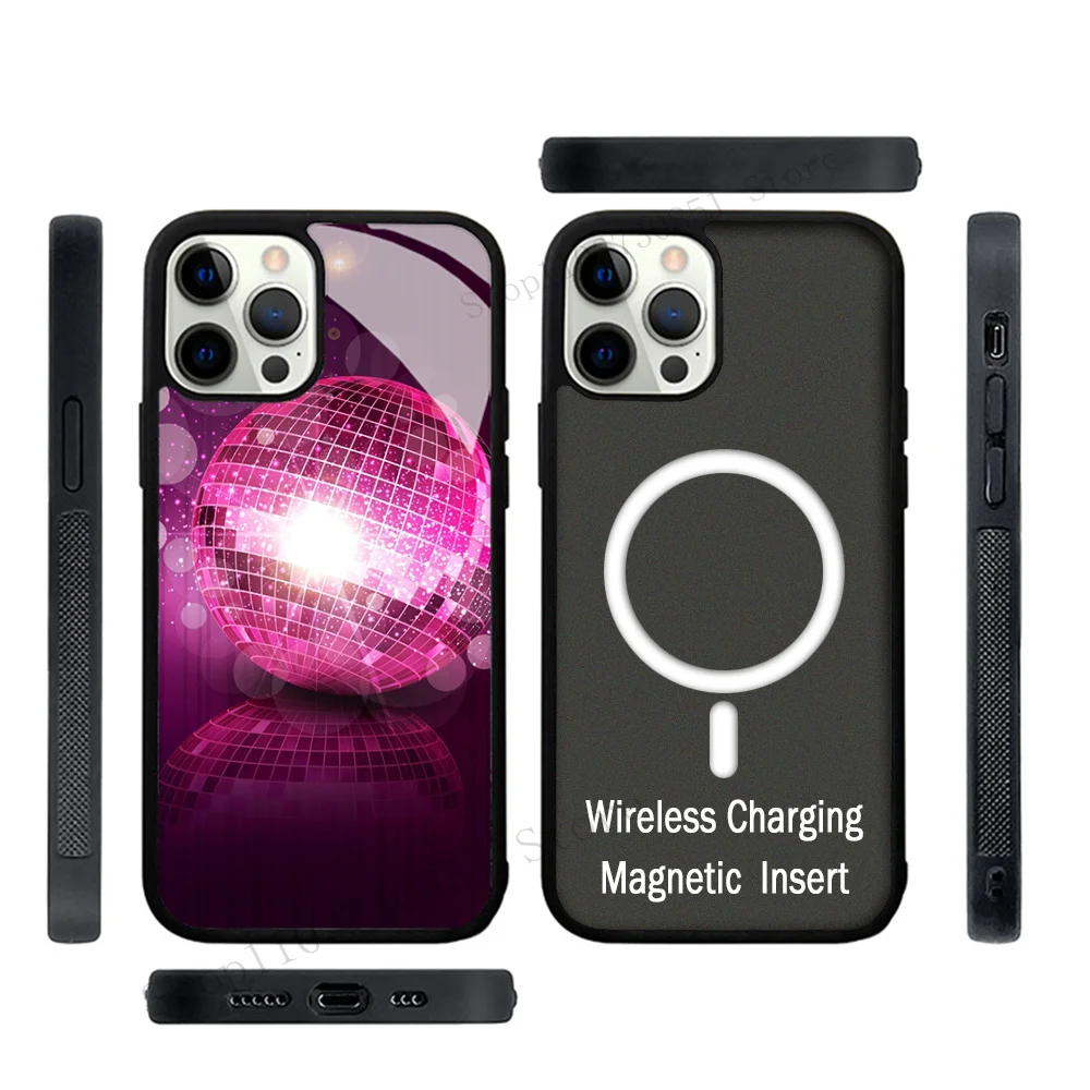 Disco Ball Dancefloor Party Phone Case Mobile Phone Cases For IPhone 15 14 13 Pro Max 11 12 Mini Alex Mirror TPU Shell