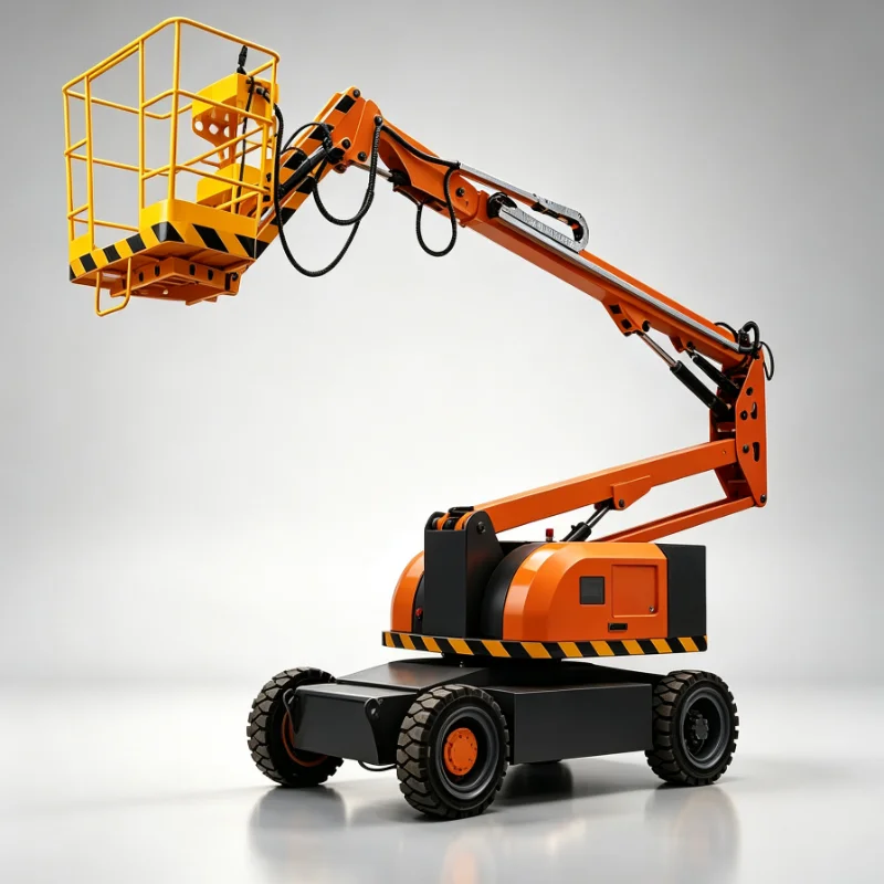 Customized Aerial Work Platform Hydraulic System Foldable Arm Device Stable Lifting Equipment for Warehouse Maintenance Use