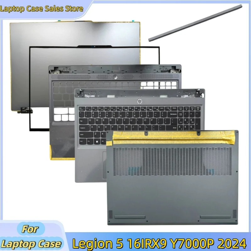 New laptop For Lenovo Legion 5 16IRX9 Y7000P 2024 Lcd Back Cover/Front Bezel/Upper Palmrest Cover/Bottom Base Cover/Hinge Cover