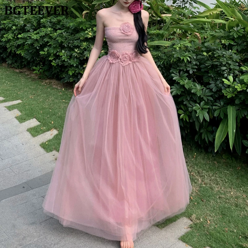 

BGTEEVER Elegant Women 2 Pieces Skirt Set Summer Slim Waist Sleeveless Tank Tops & High Waist A-line Long Skirts
