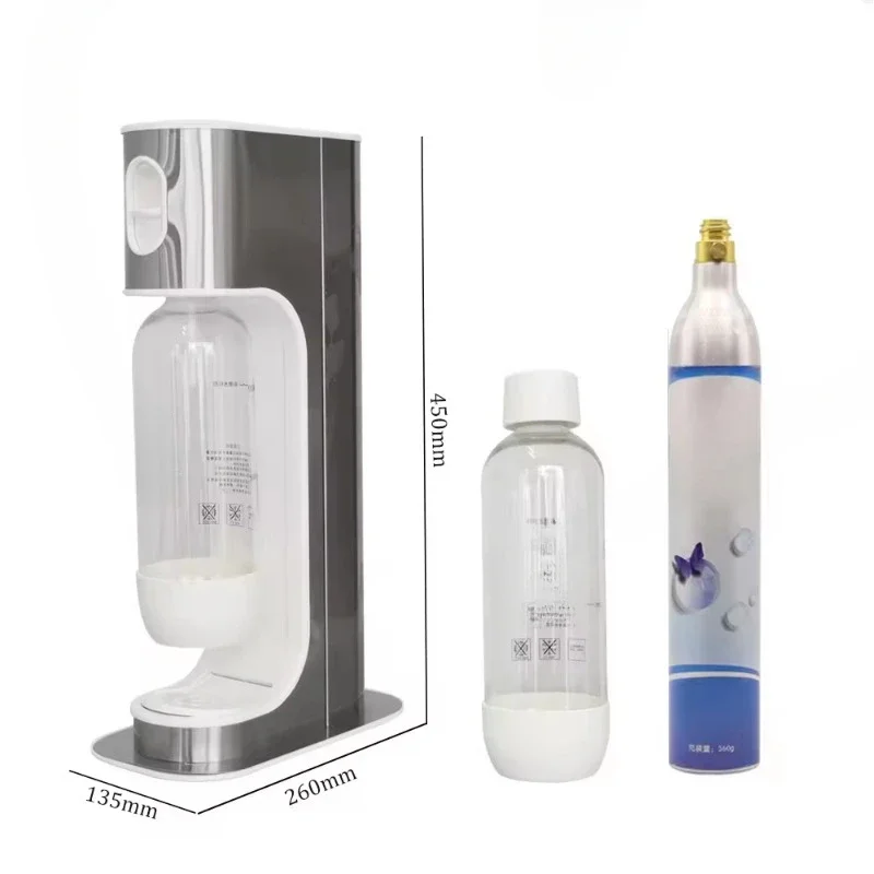 Household soda stainless steel sparkling water machine DIY soda machine Milk tea shop Commercial carbonated drinks