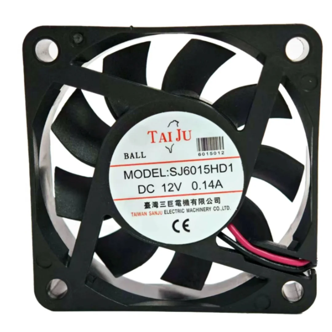 

SJ6015HD1 DC 12V 0.14A 60x60x15mm 2-Wire Server Cooling Fan