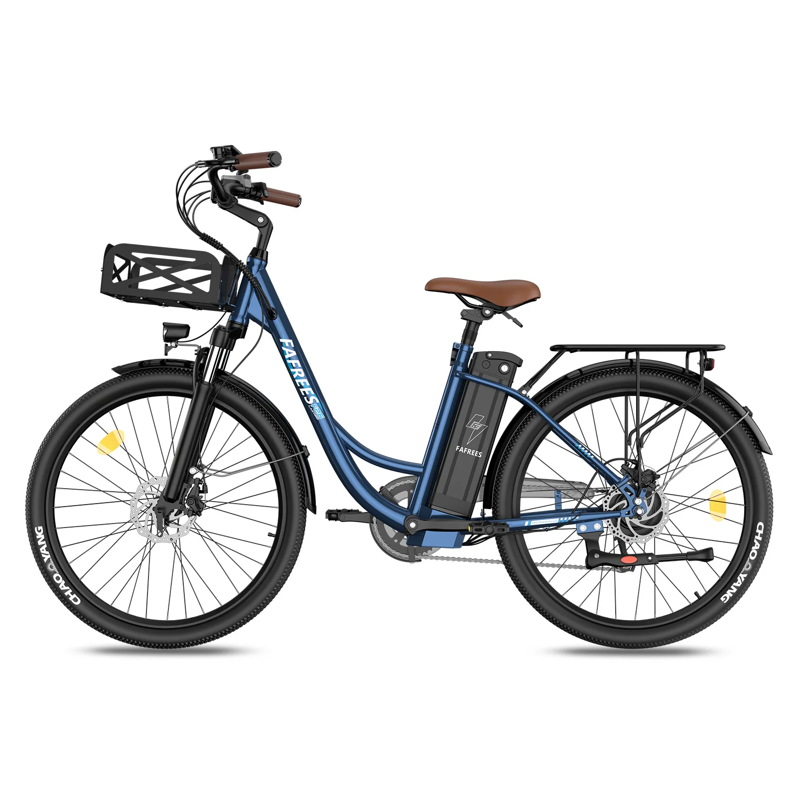 Fafrees F26 Lasting Elektrische Fiets voor Volwassenen, 26 inch City E-bike met 36V 20.3Ah Uitneembare Batterij