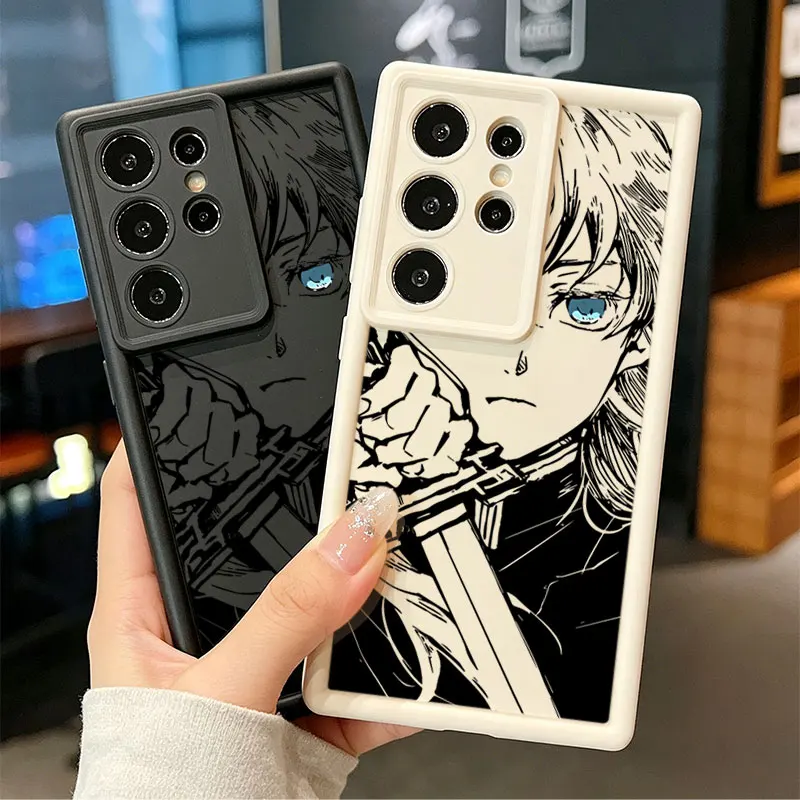 Fiora Swordswoman Silicone Phone Case For Samsung Galaxy S26 Ultra S26 Edge S25 FE S24 S23 S22 ULTRA S21 PLUS S20FE