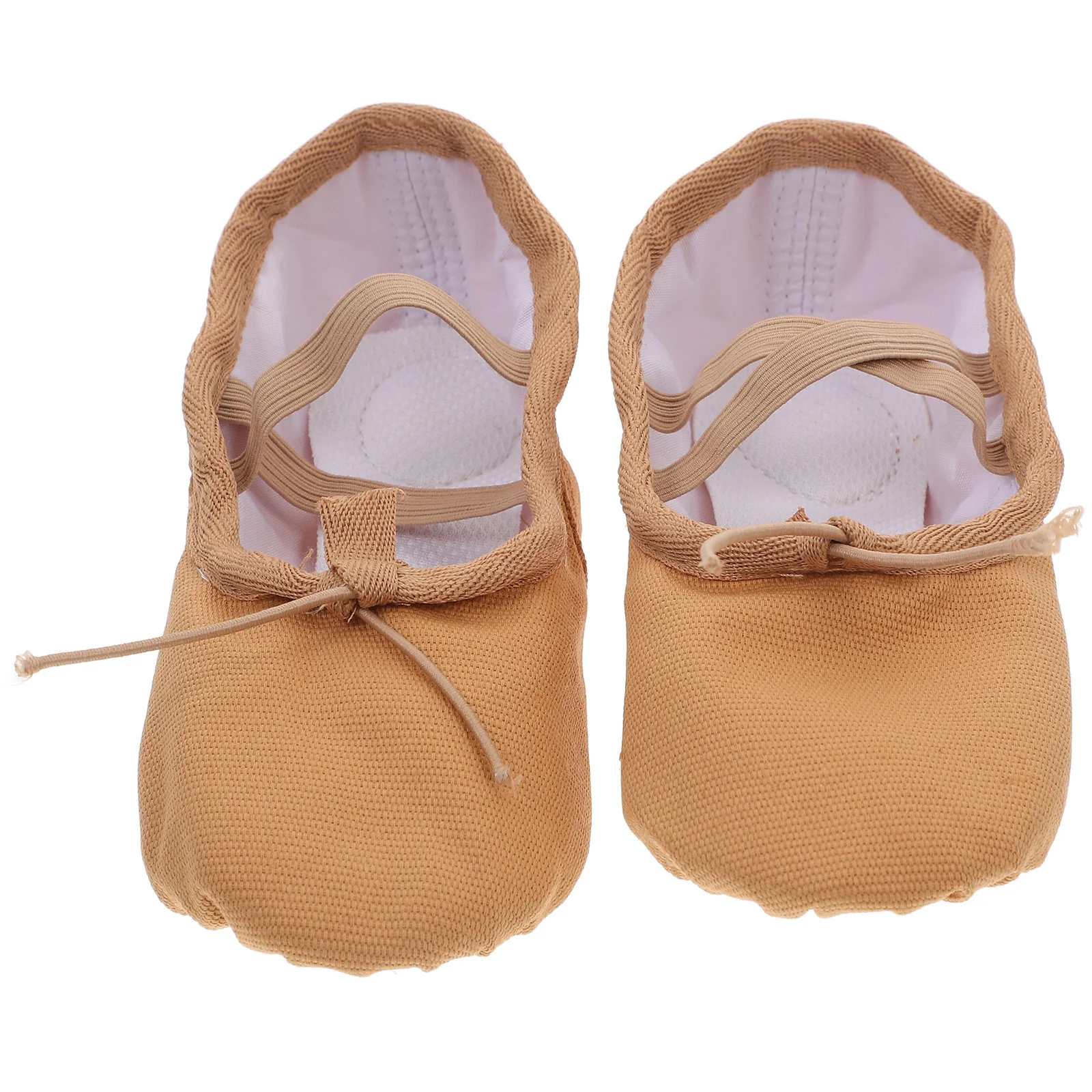 

1 пара балетных танцев, светло-коричневые, размеры 30, 18,5 см, 12,5 укс, 30eu, 5,109 дюйма, дышащие балетки, современные балетные тапочки для йоги