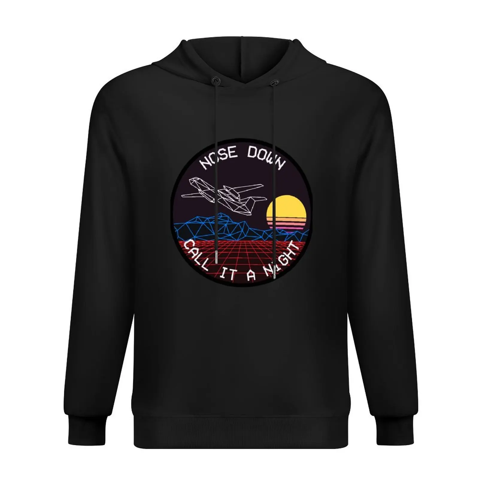 Sky King - Nose Down & Call It A Night Hoodie ملابس الرسوم المتحركة ملابس الخريف للرجال ترتدي هوديي