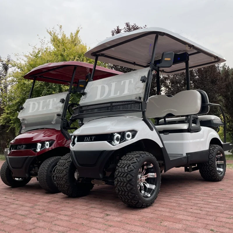 Street Legal Outdoor Folding Golf Cart 4 Wheel Off-Road Golf Cart 4000W Motor 4 Seater 6 Seater 8 Seater Touring Club Car