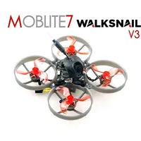 HappyModel Moblite7 Walksnail V3 75mm HD 1S Whoop Quad - SuperX HD ELRS AIO EX1002 KV20000 Walksnail Avatar Mini 1S Kit
