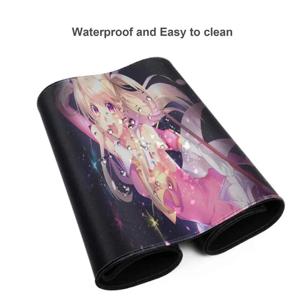 Anime GirI Illyasviel von Ethereum Mousepad com Pad Gaming Acessórios, Prime Gaming, XXL Teclado Pad, Stitch Padding Mat