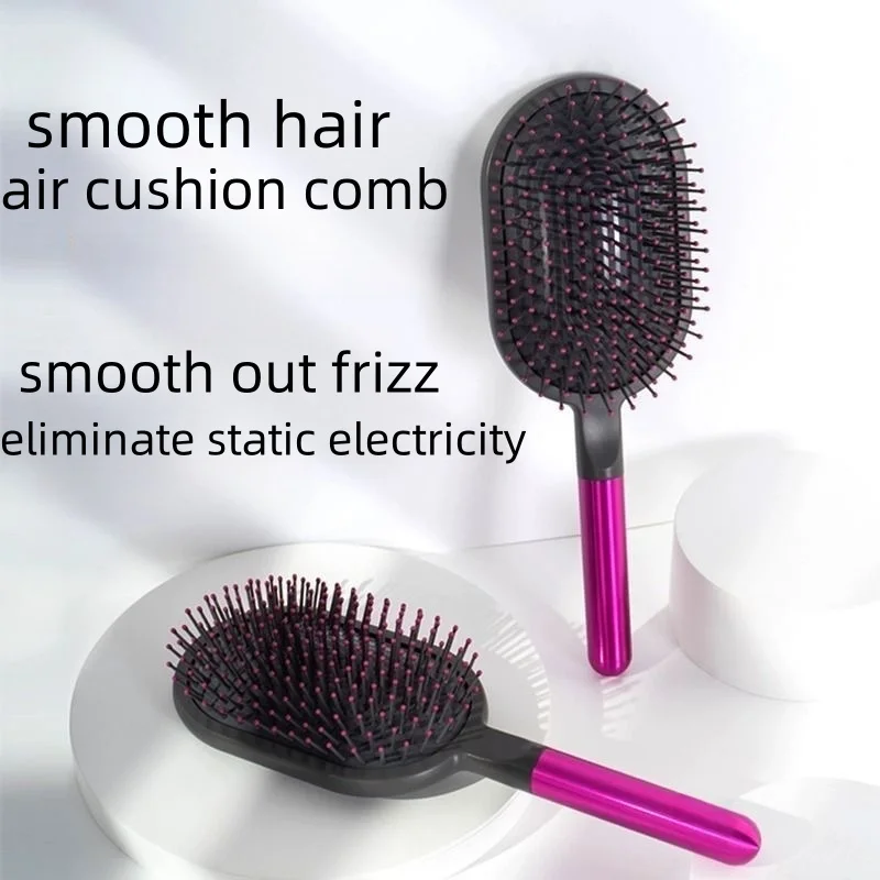 

High quality same model air cushion comb, massage comb, wide tooth comb set, airbag comb, massage scalp comb. Air curling.