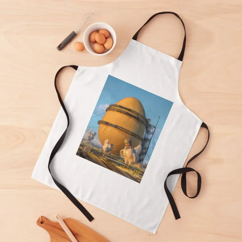 

Beeple WORLD RECORD EGG 2055 Apron Barista For Cosmetologist Kitchen Items For Home Apron