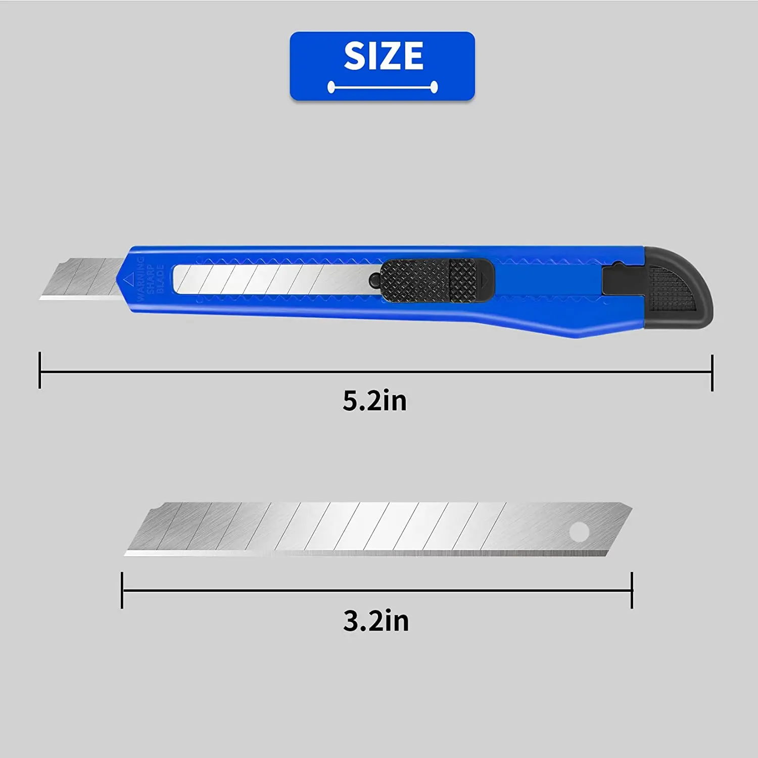 Tagliacoltelli multiuso coltello multiuso retrattile, compatto, uso esteso per ufficio resistente, casa, artigianato, Hobby