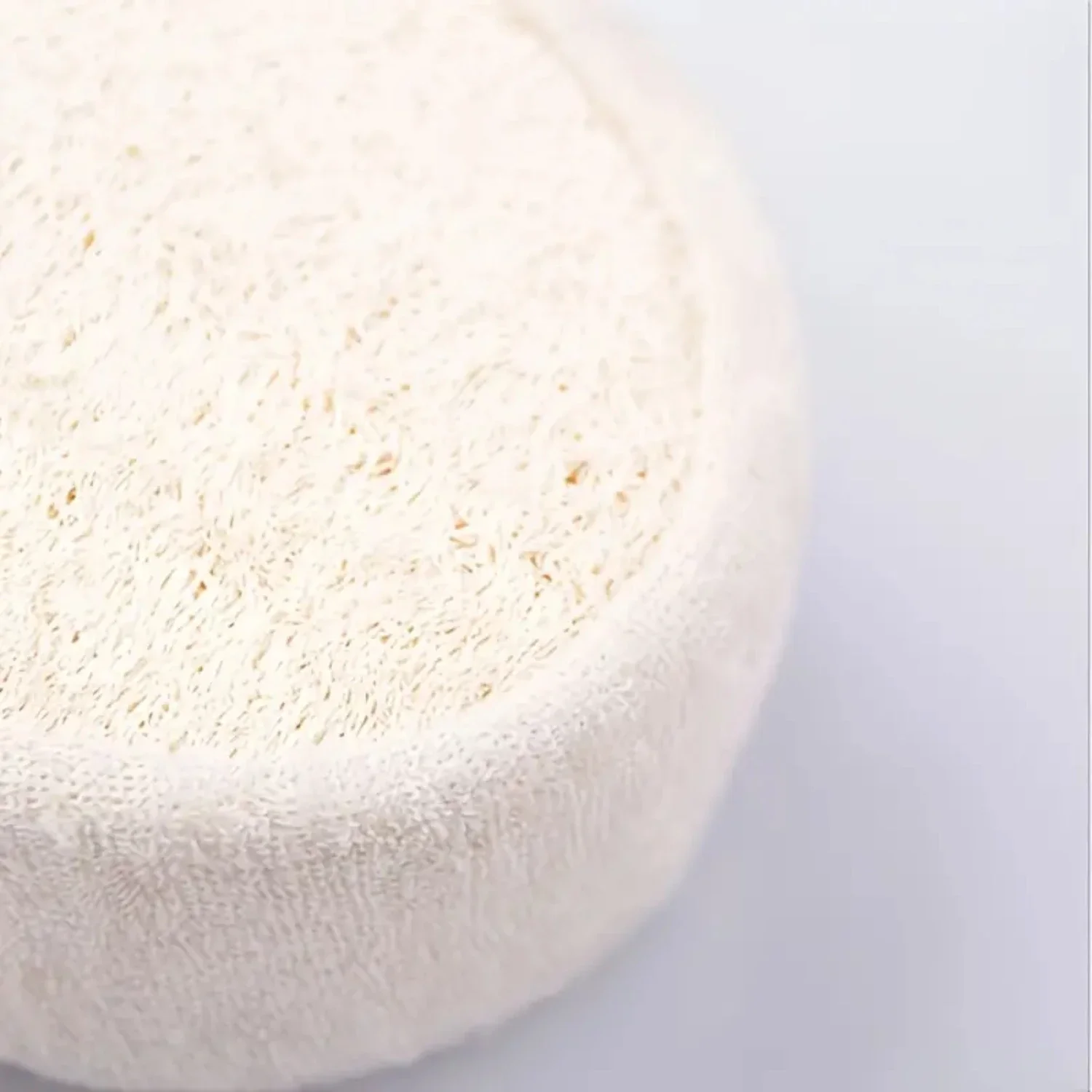 Éponge à récurer pour le corps en luffa naturel, très efficace, forte et exfoliante, pour le nettoyage du bain et de la douche