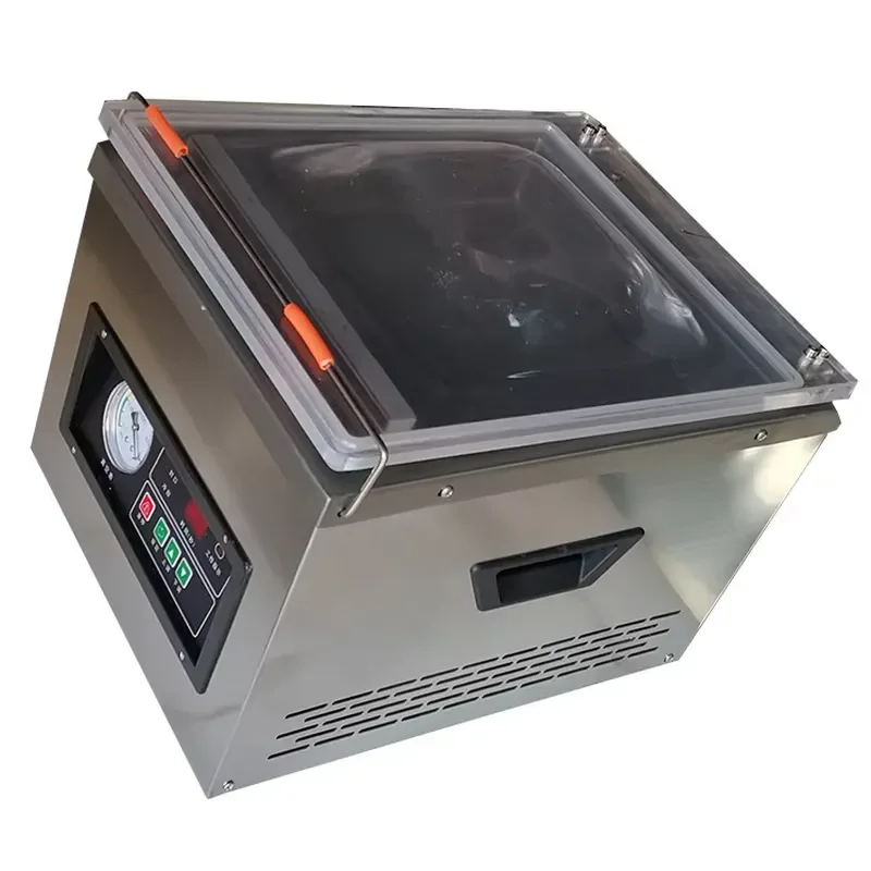Desktop Automatic Vacuum Plastic Bags Sealing Machine for Food Small Vacuum Packaging Machine for Seafood Bacon Dried Fish