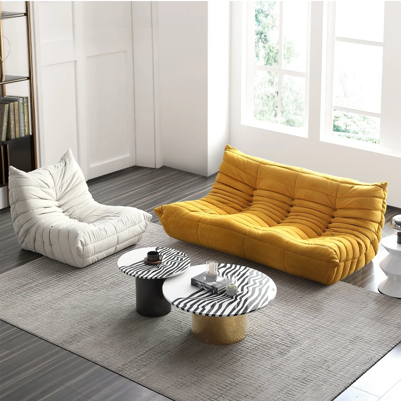 

Hot-selling tatami chair Nordic style sofa Comfortable and simple living room tatami relaxing lazy sofa