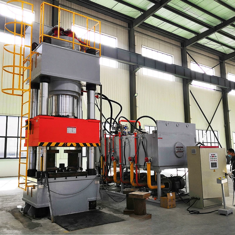 Nut Die Production Line Bolt Parts Red Punch Rapid Pressure Hot Forging Punching Machine