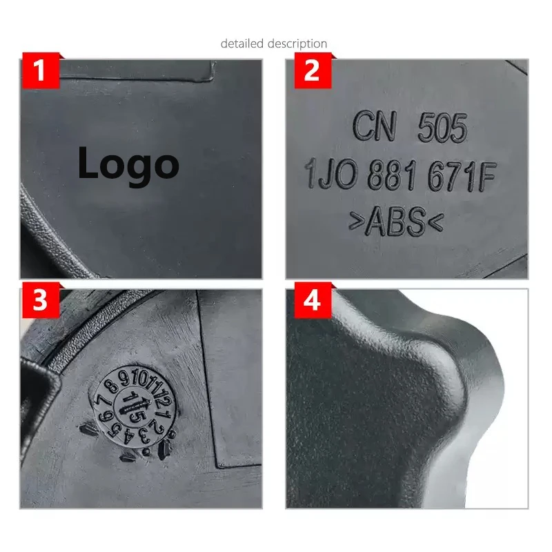 1/2 Stück Sitzverstellungs-Drehknopfabdeckung für VW Bora Golf Jetta MK4 1999 2000 2006 Passat B5 1998-2005 POLO Caddy 1J0881671F – Detail 4