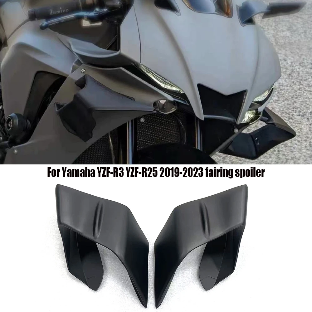 

Motorcycle Aerodynamic Winglets For YAMAHA YZF-R1 YZF-R25 2015-2023 YZF-R3 Fixed Wind Wing YZF R1 R3 R25 Fairing Shell