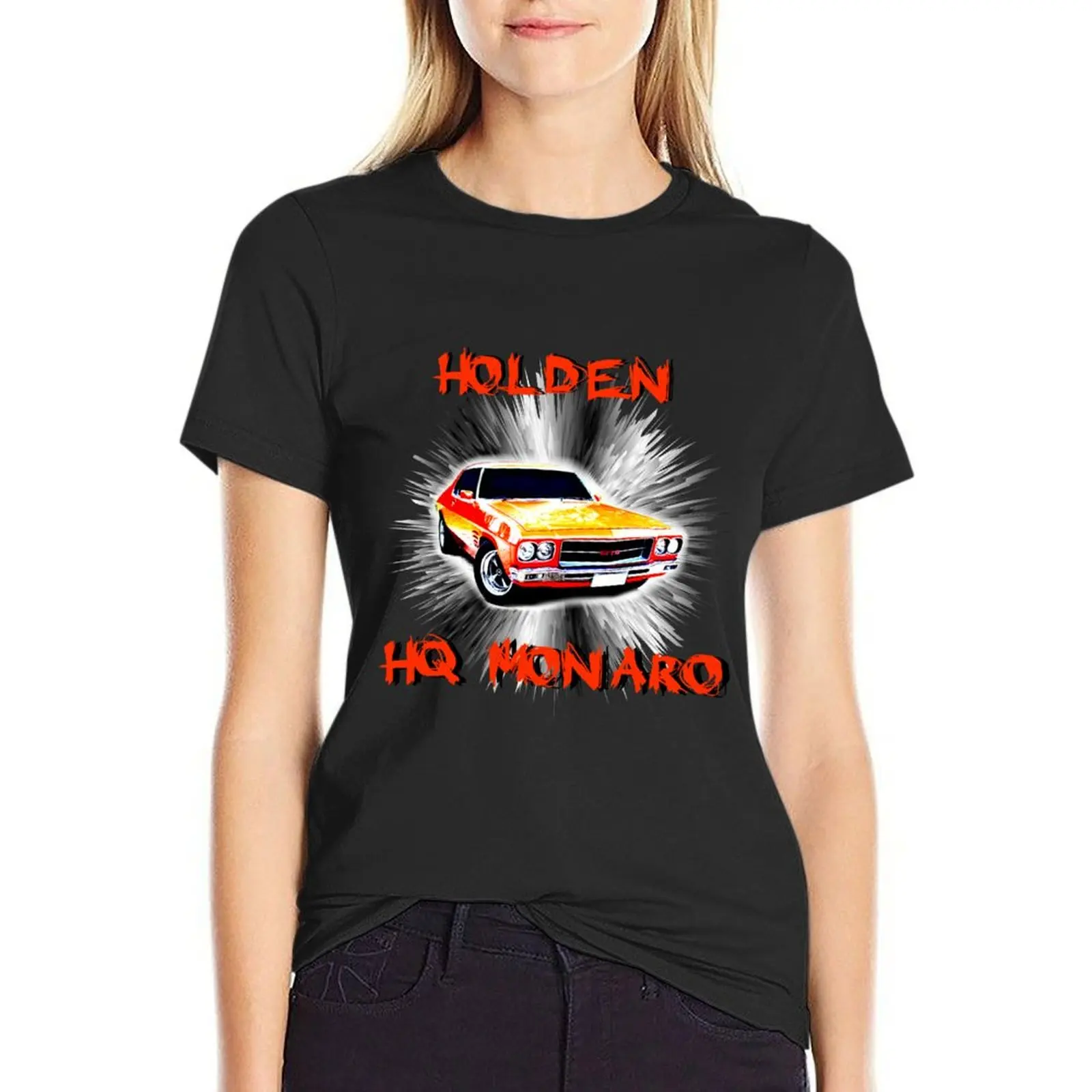 holden hq monaro gts T-Shirt blacks female anime funnys Women tops