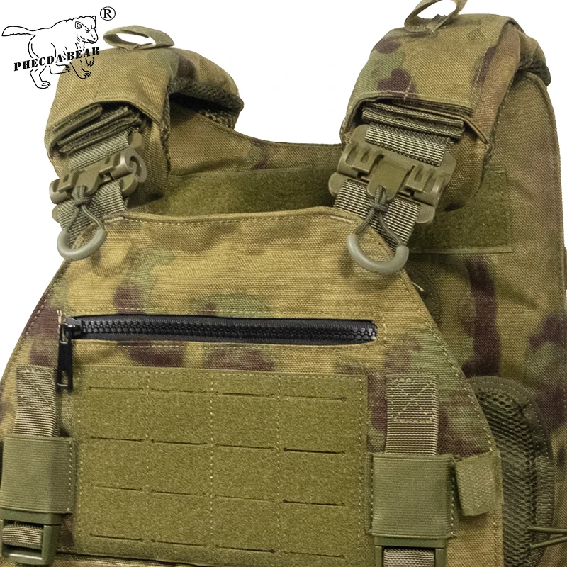 Imagem -05 - Camo Quick Release Tactical Vest Suporte de Placa de Combate Wargame Russo 1000d Impermeável A-tts fg