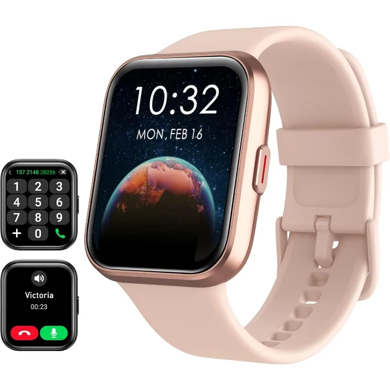

Smartwatch | Built-in Alexa,1.8" Touch Screen Fitness Tracker,Calling,IP68 Waterproof,Heart Rate,Sleep,Blood Oxygen Monitoring