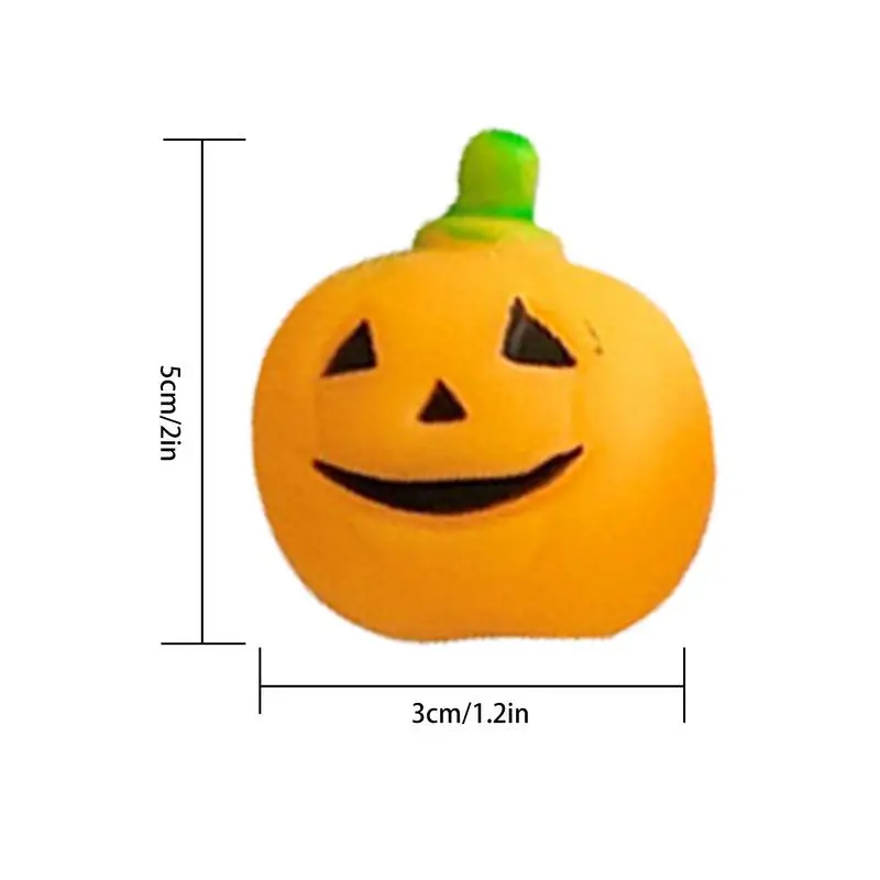 할로윈 스퀴즈 장난감 팝 스퀴즈 장난감, 할로윈 파티, 선물 가방, 호박 박쥐, 해골, 핀치 반죽, 24 개
