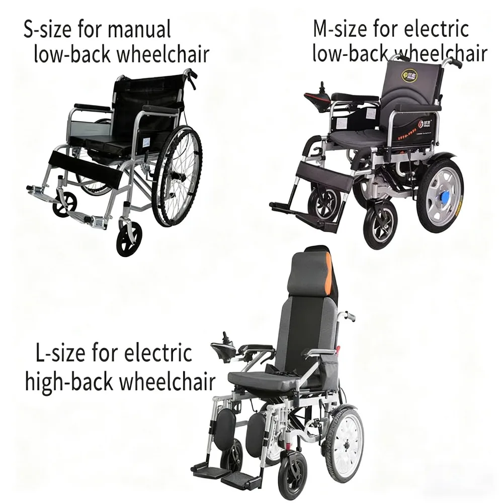 Electric/Manual Wheelchair Universal Waterproof Cover, Multi-Size Sunproof Design, All-Weather Protection Equipment