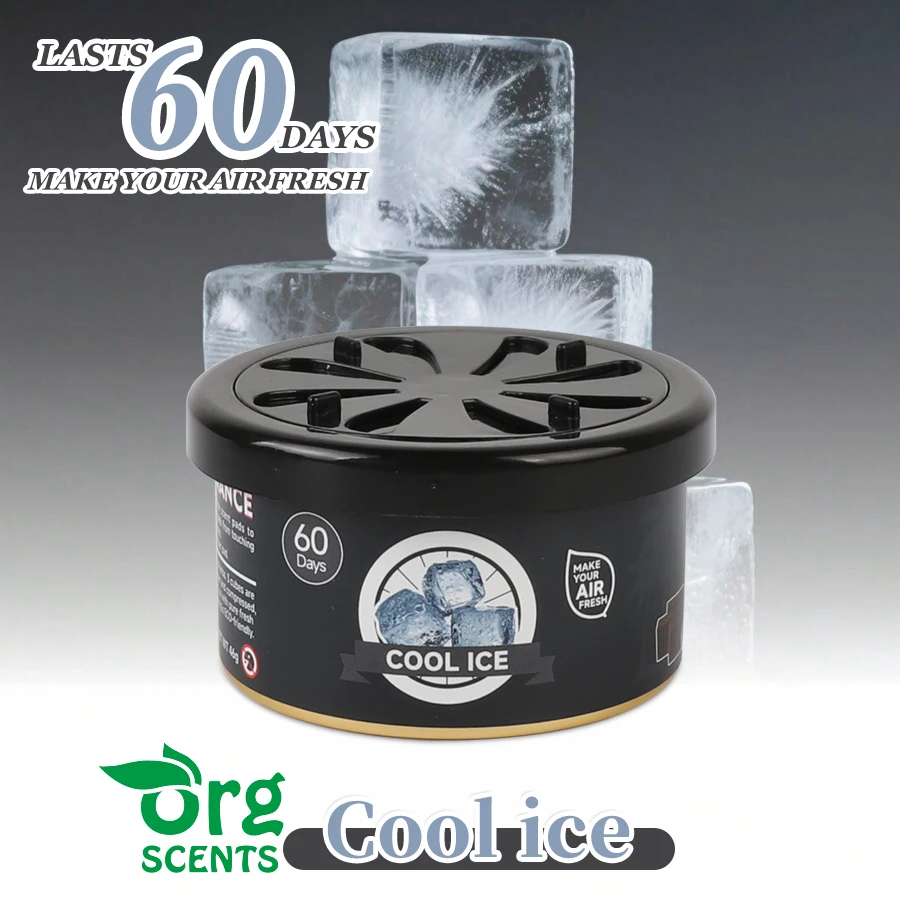 

Car Air Freshener ice Scent Organic Cans Odor Eliminator Essential Long-Lasting Strong Fragrance For Auto Home Closet
