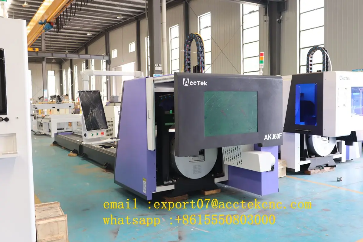 6000W IPG MAX Laser Source Cutting Machine Dual-use Multi Tube and Sheet Fiber Laser Cutter