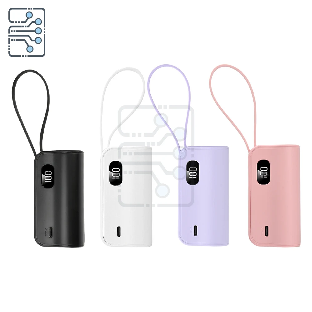 1 21700 battery DIY mobile power box for Apple/Type-C interface 5V 2A pocket capsule mobile power with bracket no welding design