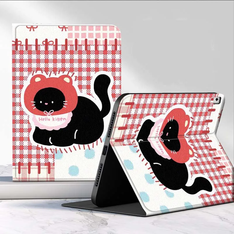 

Cat Rabbit Collage Pattern For iPad Air Mini 9.7 2 4 5 11 6th 7th gen 13 3 1 2 4 5 6 7 7.9 10.9 10.5 Inch Tablet Case