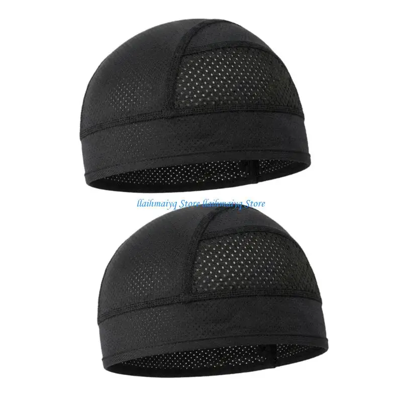 

573B Elasticated Sports Helmet Liner for Motorcycle Gear Gym Thin Turban
