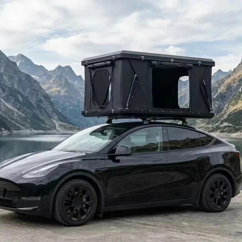 Weatherproof Aluminum Hard Rooftop Tent 2‑3 Person Outdoor Car Camping Overland Use