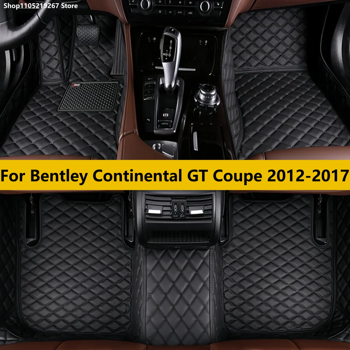 

Car Floor Mats For Bentley Continental GT Coupe 2012 2013 2014 2015 2016 2017 Auto Foot Pads Carpet Cover Interior Accessories