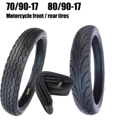 70/90-17 80/90-17 Inner Tube Outer tyre Vacuum Tire  for Motorcycle replacement parts