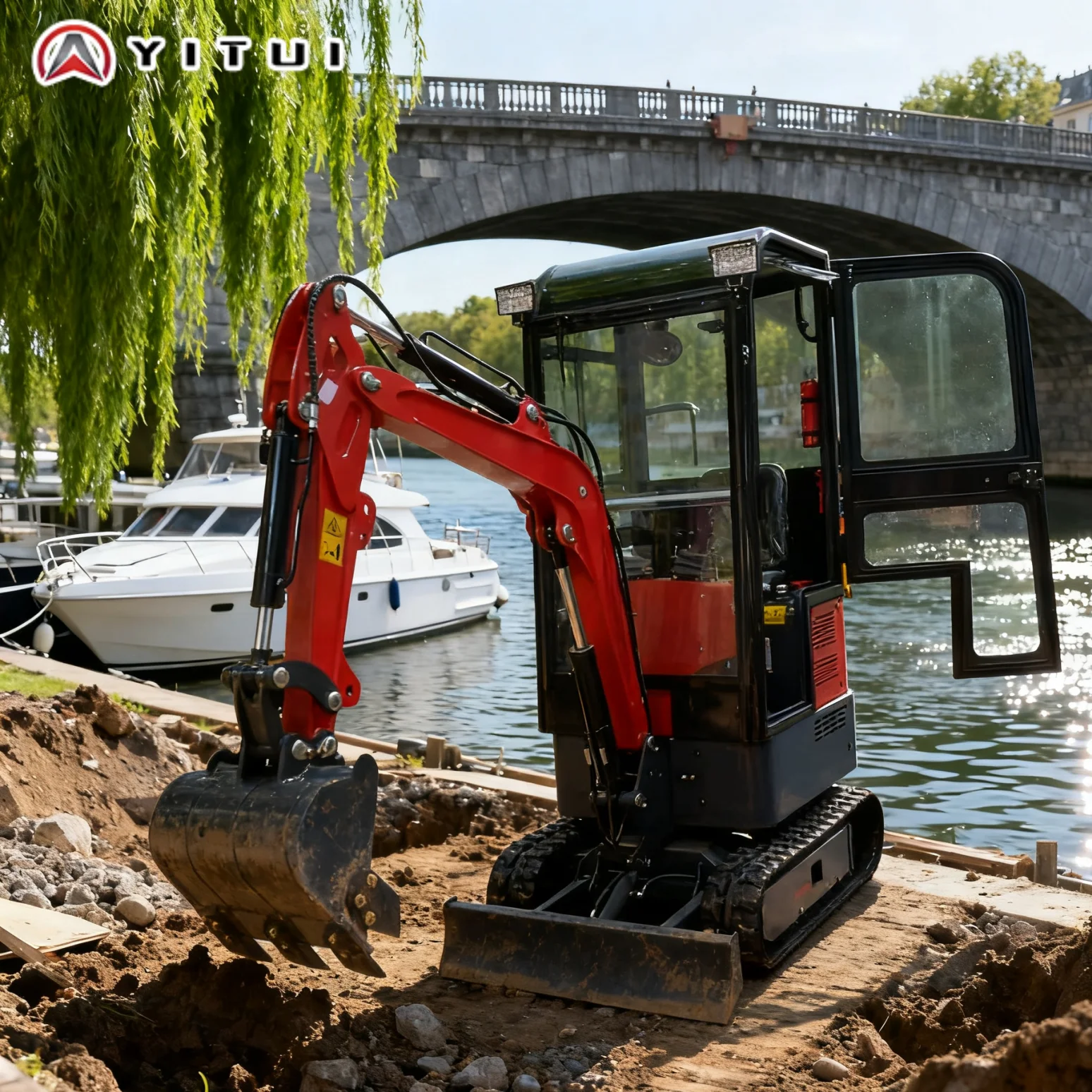 Minibagger, hydraulischer Bagger, kompakte, einfache Transportmaschinen für den Einsatz in Haus, Garten, Bauernhof und kleinen Bauen, individuell angepasst