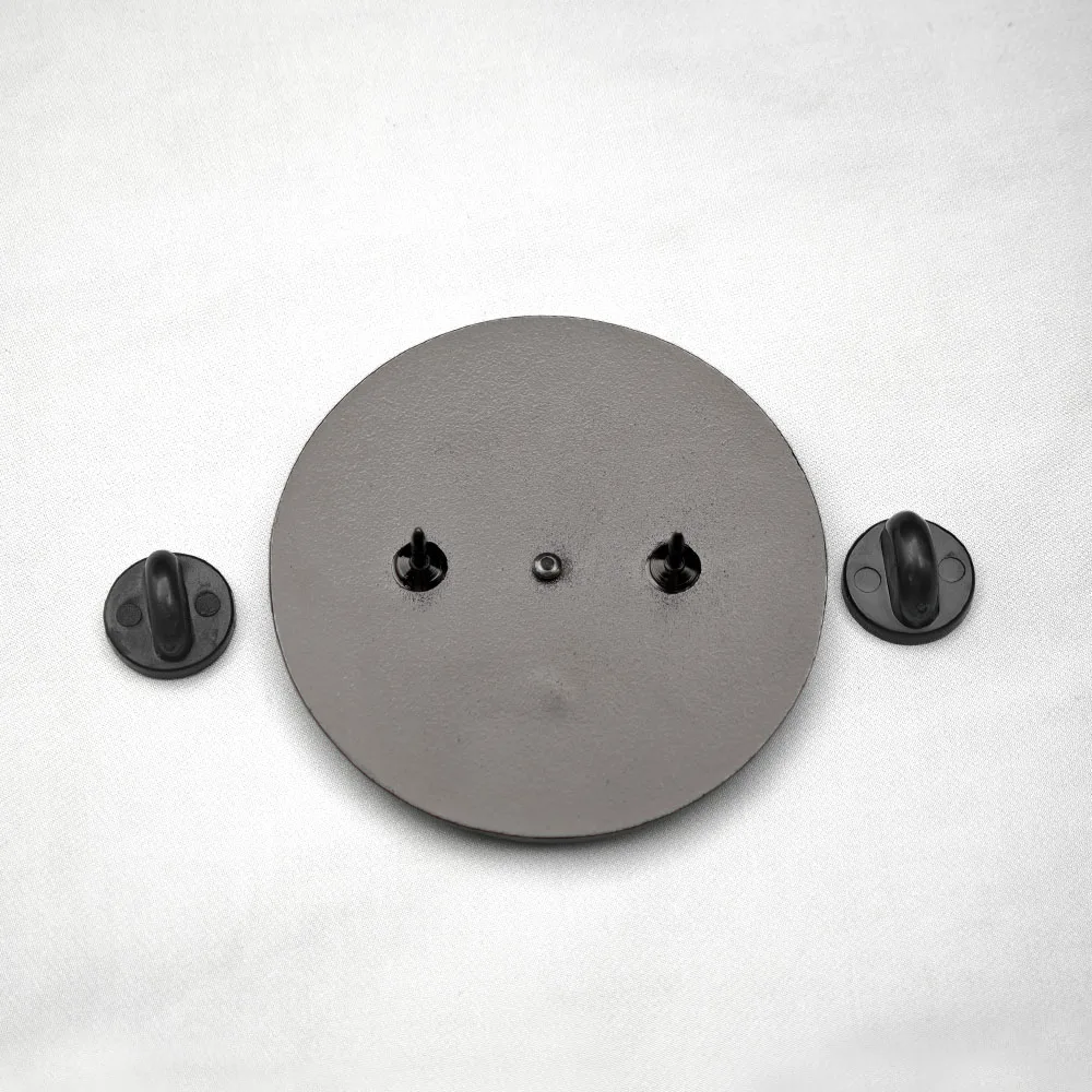 Smiling Friends Rotatable turntable Brooch Adult Swim Anime Logo Badge Charlie Pim Alan Glep Eyes Cartoon Lapel Pin Fans Gift Fu