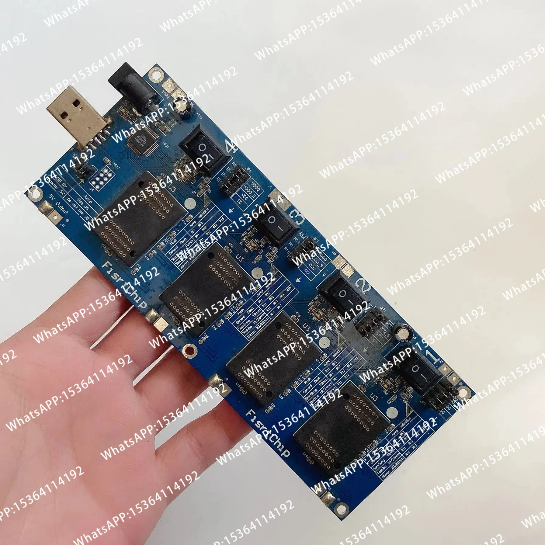 TSOP48 Flash Memory Test Rack 1 Drag 4-bit Flash Memory Test Eraser Anguo/SM3267/FC1178 Master