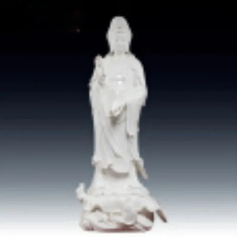 

Ceramic dripping Guanyin Bodhisattva, Buddha statue ornaments, white porcelain arts and crafts