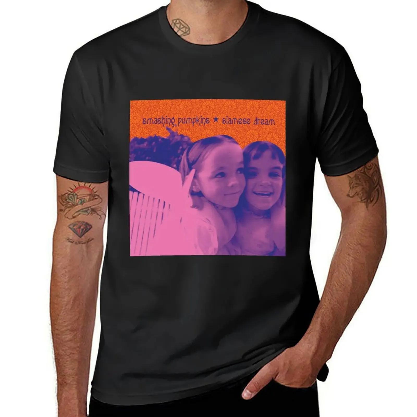 Siamese Dream T-Shirt heavyweights oversizeds anime clothes men t shirt