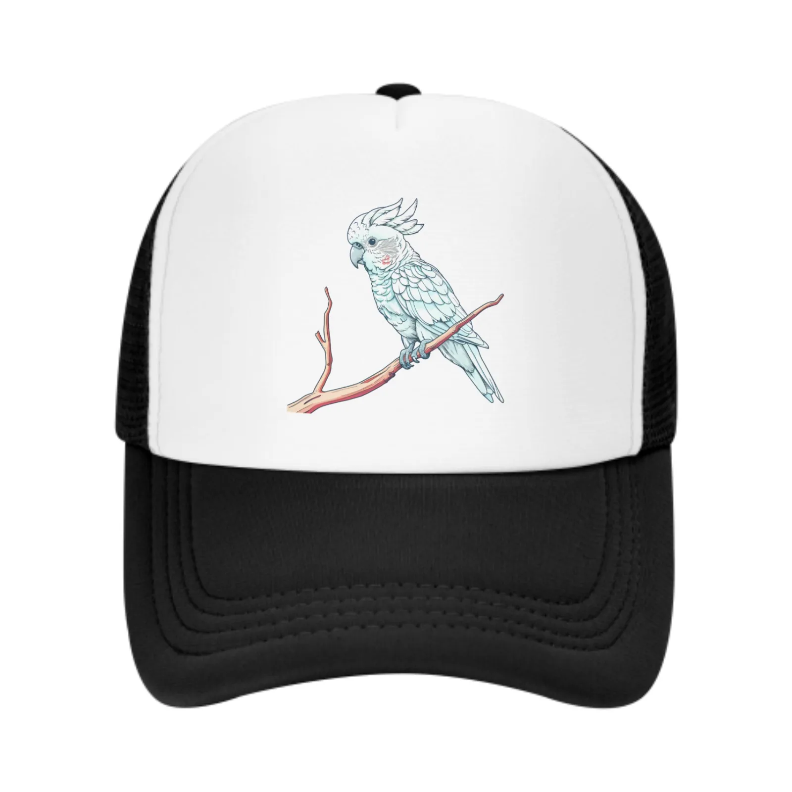 Bird Tree Baseball Caps Fashion Trucker Hat Unisex Mesh Caps for Women Men Outdoor Leisure Travel Neutral Sunshade