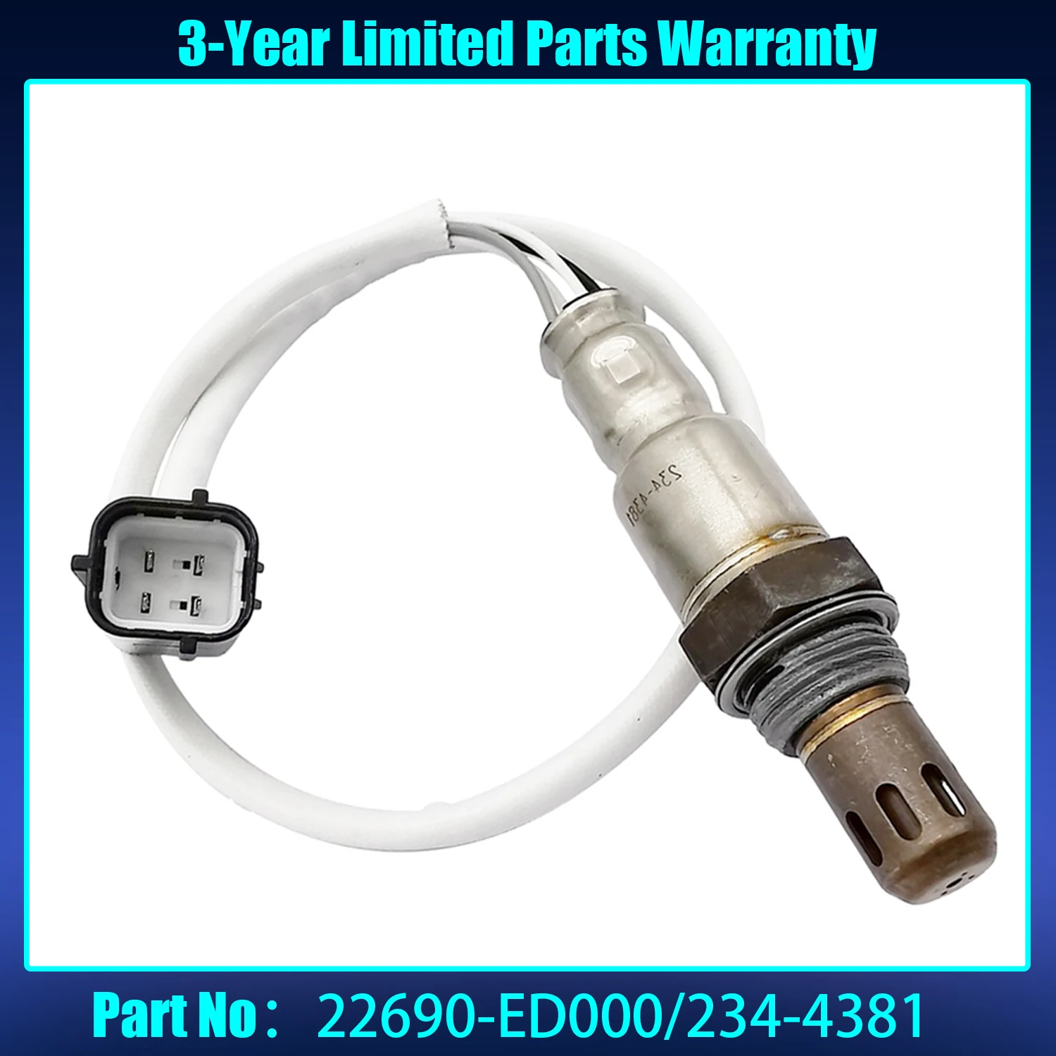 234-4381 Sensor de oxígeno O2 aguas abajo compatible con Nissan Altima Murano Maxima GT-R Pathfinder Quest NV2500 NV3500 FWD 2009-11