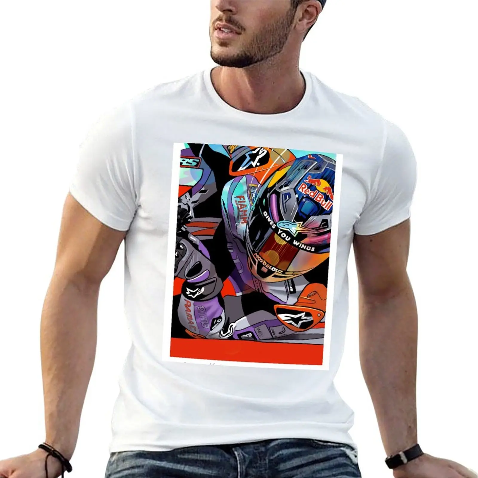 

Elbow down! Jorge Martin, unique art print T-Shirt man t shirts cotton man graphic t shirt T-Shirt