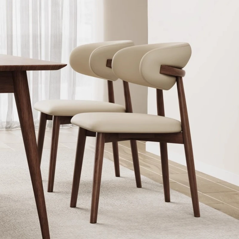 Balcony Light Luxury Dining Chairs Vintage Wedding Vanity Replica Dining Chairs Party Kitchen Lazy Wood Sillas Home Furniture