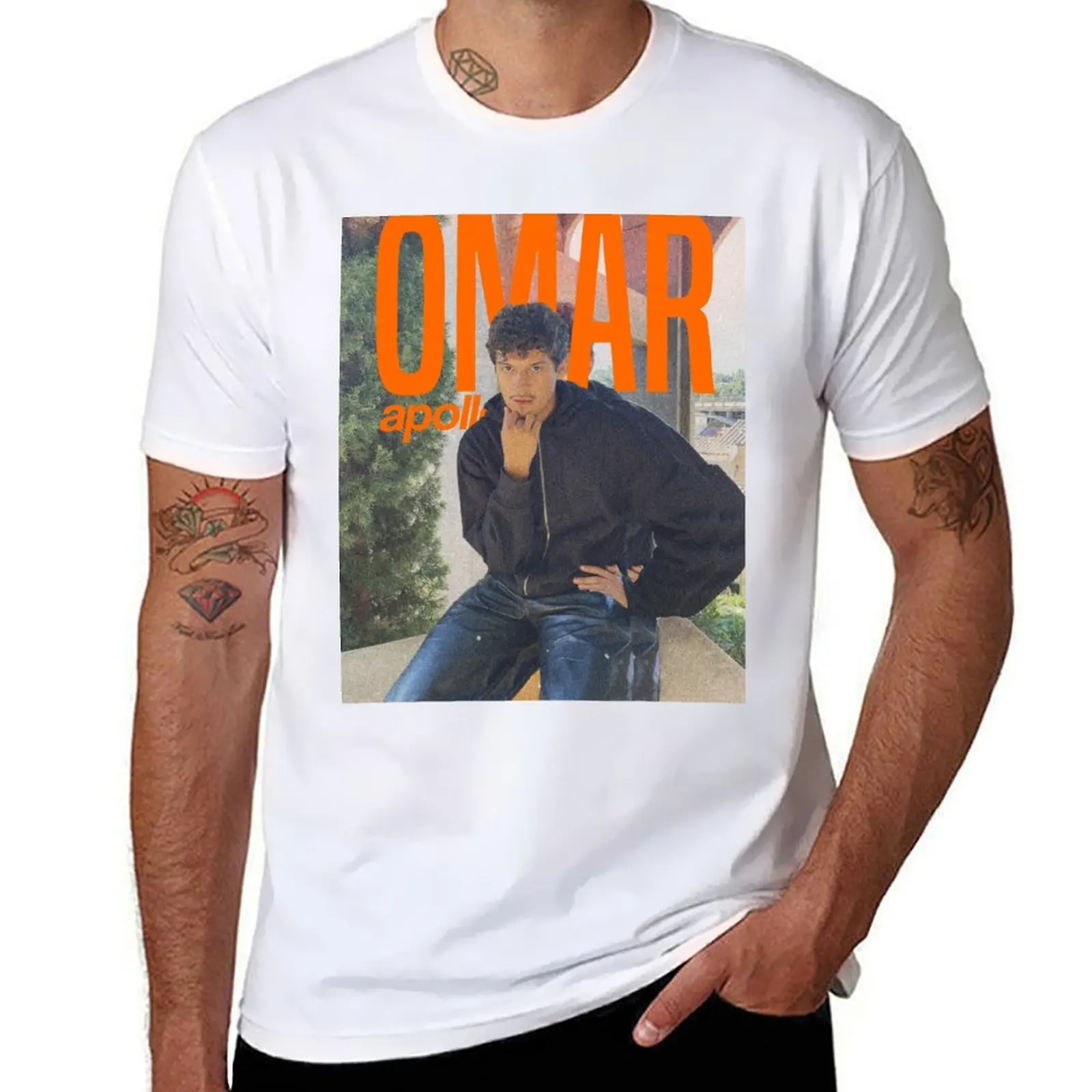 

Omar Apollo Poster T-Shirt anime tshirt man t shirt cotton high quality T-Shirt