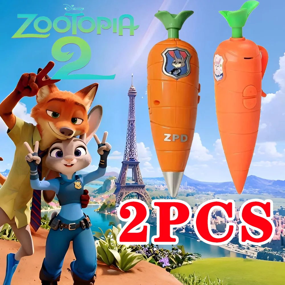Bolígrafo Grabador de Voz Zootopia con Diseño de Zanahoria, Creativo, para Estudiantes, con Función de Grabación, Ideal para Fiestas, Pequeño Regalo