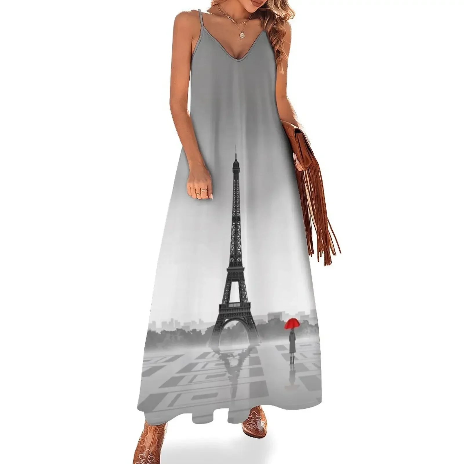 

Paris Sleeveless Dress Long veiled dresses dresses for womens 2024 ladies dresses for special occasion