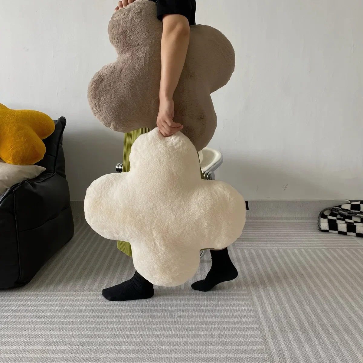 INS Nordic Special-shaped Throw Pillow DIY Name Bed Sofa Cushion Baby Sleep Pillows Toys Kids Room Home Decorations Photo Props