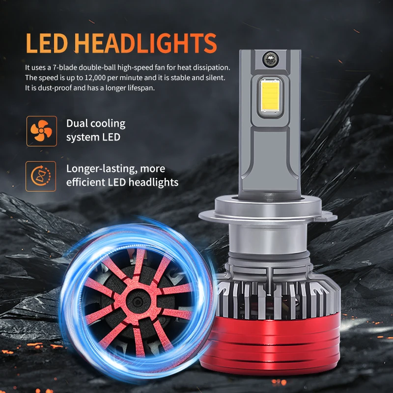 

Super Power M10 120W h1 h7 9006 car headlight 12000LM led headlight car led lights 9005 H3 H4 H7 Led Headlight bulb led for cars